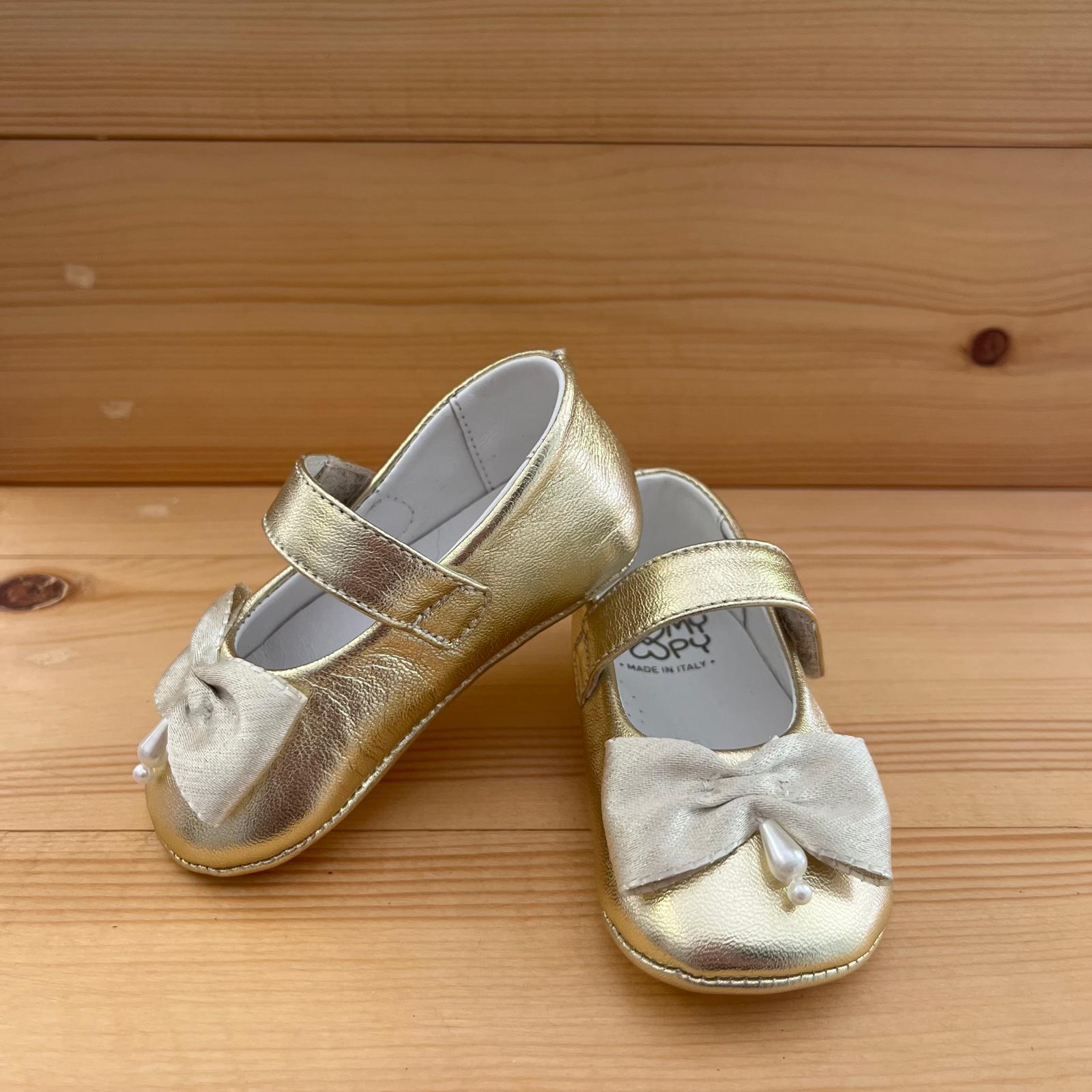Ballerine fiocco oro Momy Popy - immagine 2