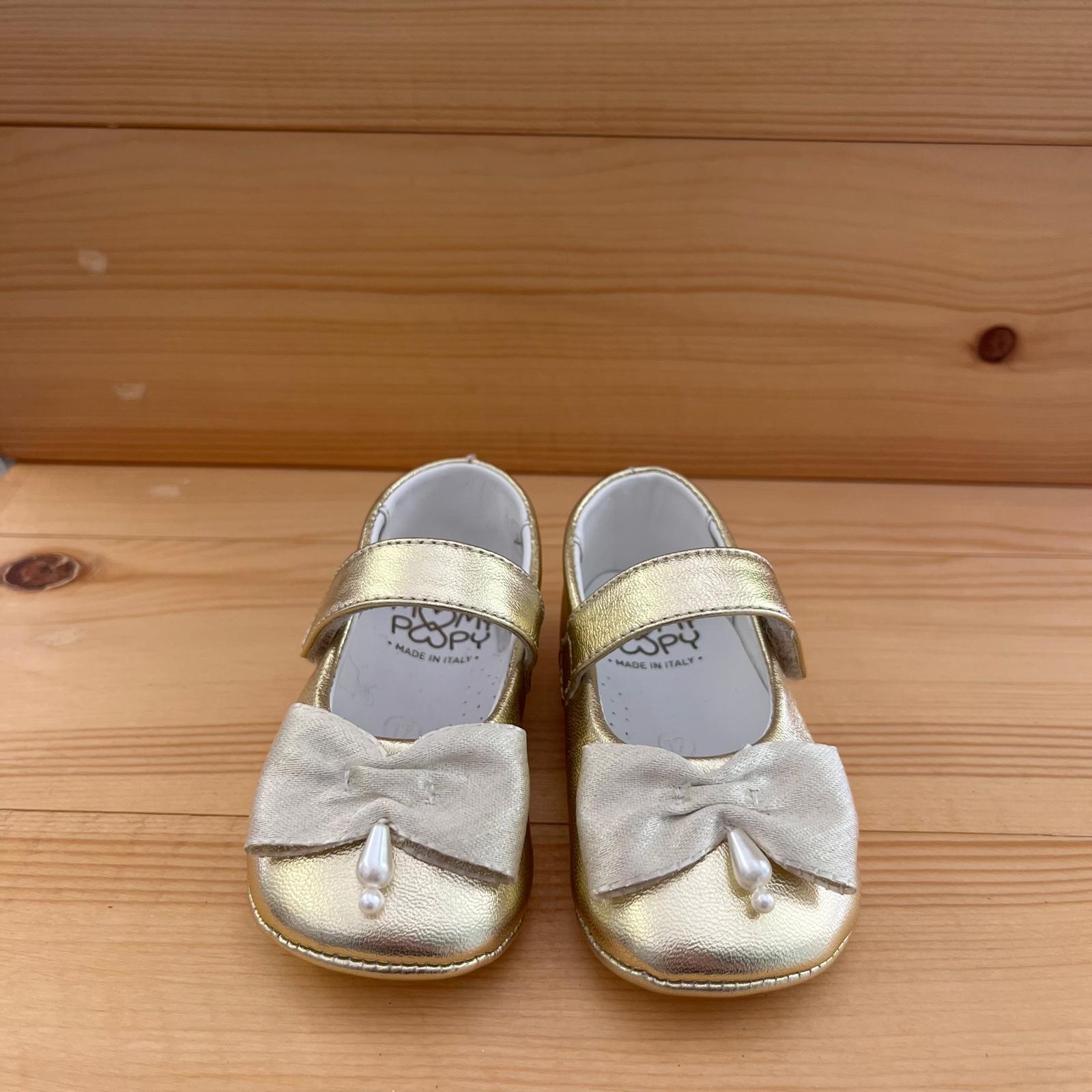 Ballerine fiocco oro Momy Popy