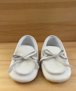 Scarpe culla mocassini panna Ambarabà