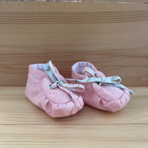 Scarpe culla rosa - immagine 3