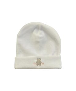 Cappello bianco orso cuori Biribò