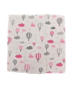 Mussola mini bianca mongolfiere Berins Kids