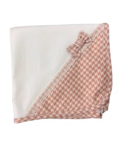 Mussola bianca e rosa Baby Gi