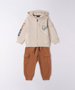 Tuta Jogging marrone Minibanda