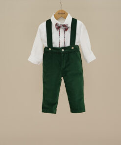 Completo tre pezzi verde Ninnaoh