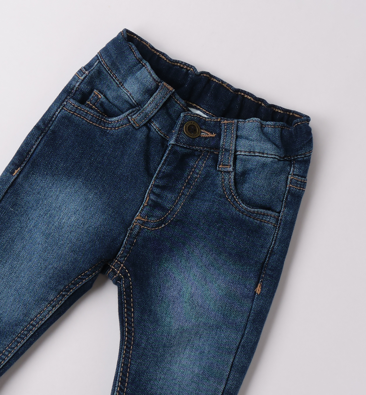 Jeans blu denim Minibanda - immagine 2