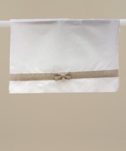 Set lenzuola fiocco beige Ninnaoh