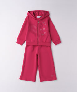 Felpa e pantalone tuta fucsia Completo 2 pezzi Sarabanda