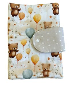 Porta pannolini e salviettine Orsetto e Palloncini handmade