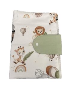 Porta pannolini e salviettine Safari handmade