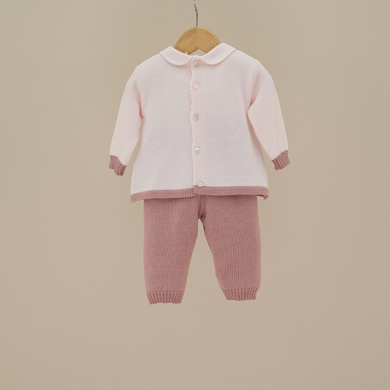 Completo due pezzi cuore rosa Ninnaoh - immagine 2