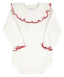Body colletto balza rosso Condor