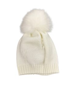 Cappello panna pom pom I Delfi