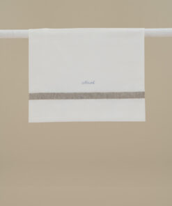 Set lenzuola ricamo celeste Ninnaoh