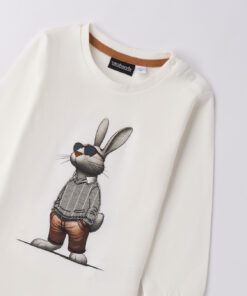 Alternative view of t-shirt coniglio minibanda