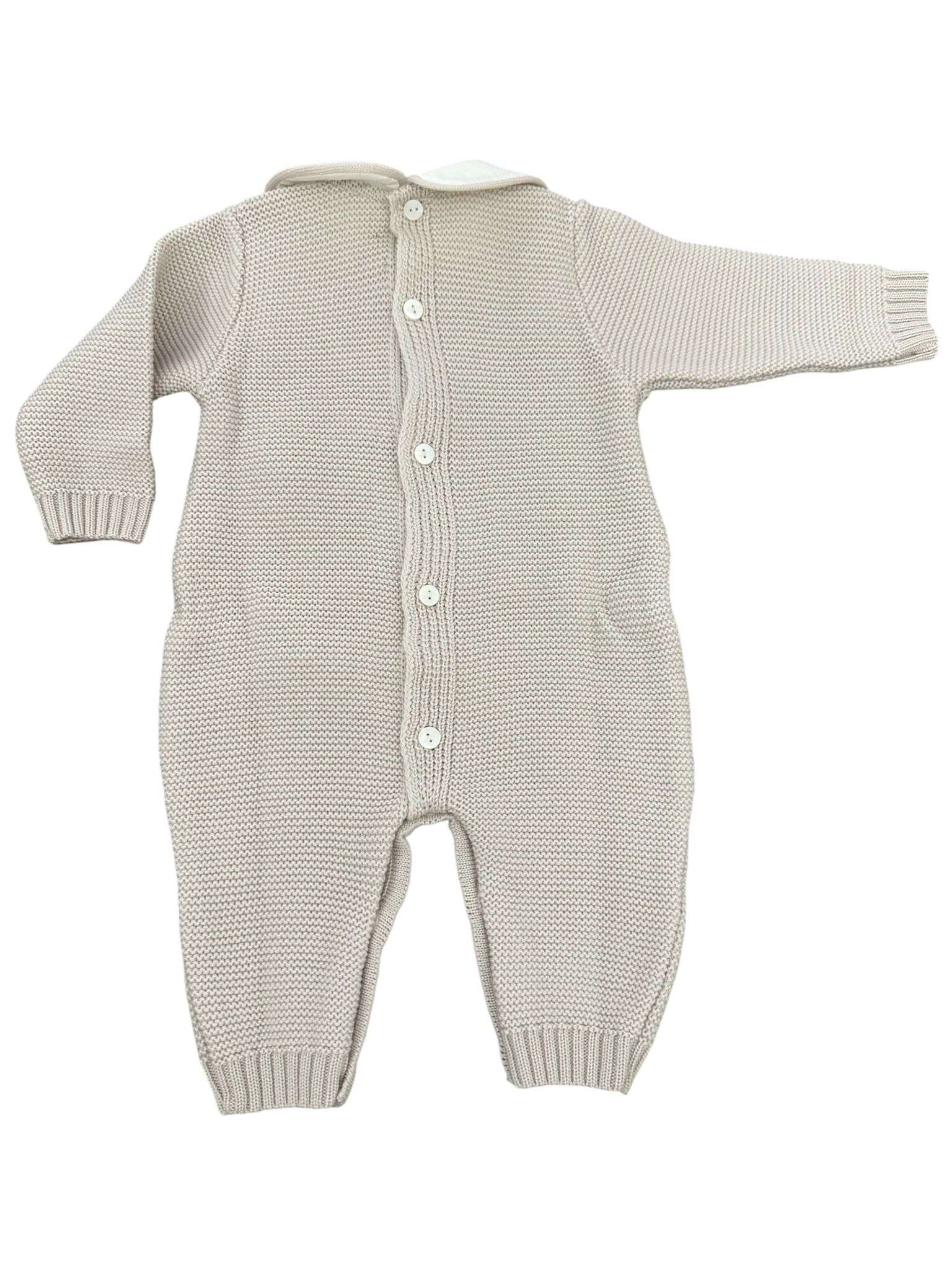 Tutina beige con fiocchi rosa i Delfi - immagine 3