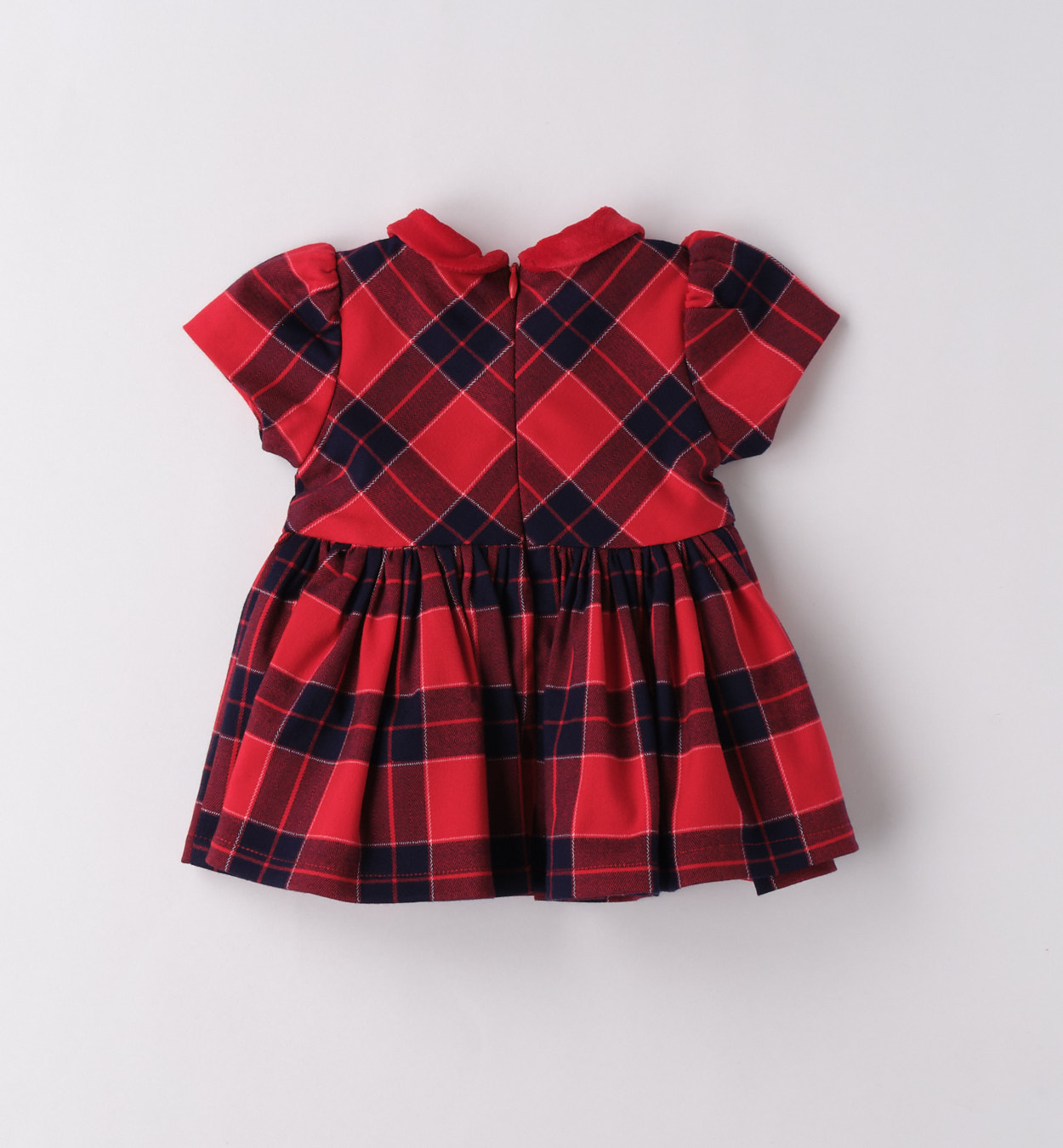 Vestito tartan rosso Minibanda - immagine 3