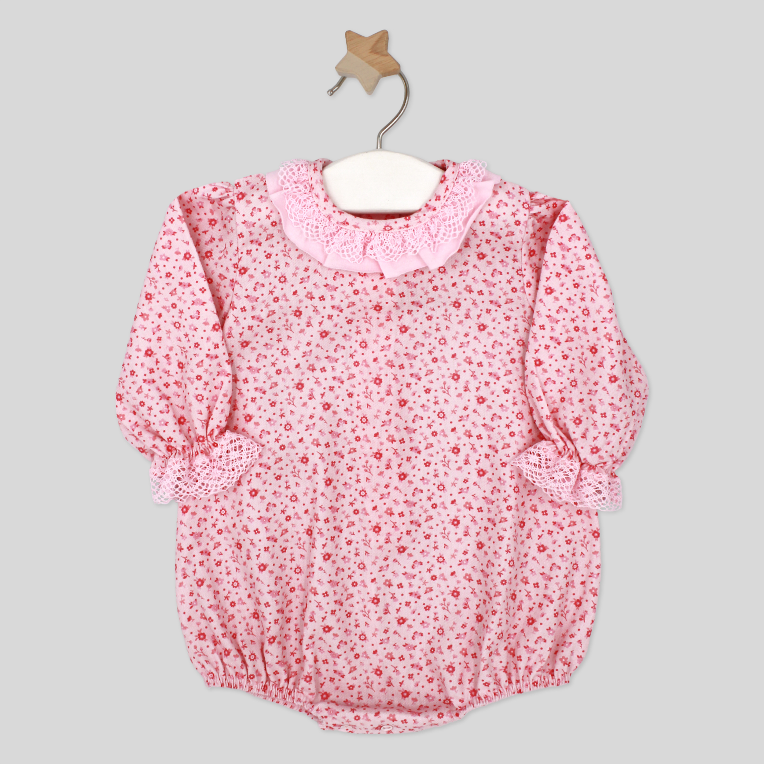 Pagliacetto rosa floreale rapife