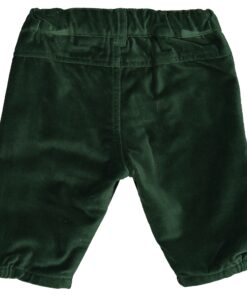 Alternative view of Pantalone verde velluto Birba