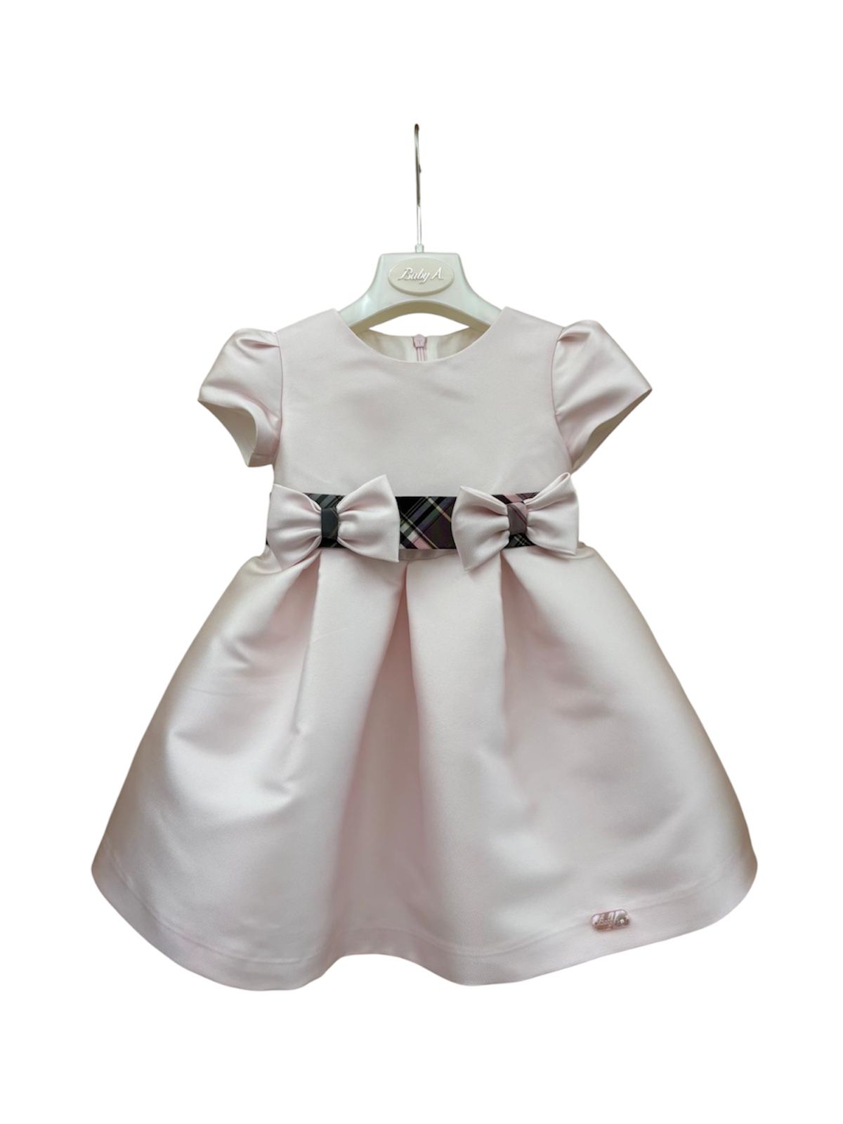 Vestito rosa fiocchi Baby A.