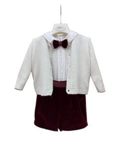 Completo bordeaux Baby A.