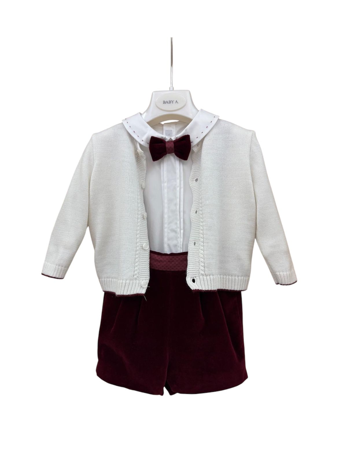 Completo bordeaux Baby A.