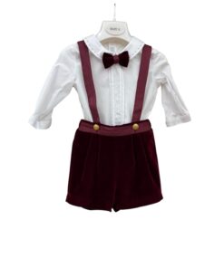 Alternative view of Completo bordeaux Baby A.