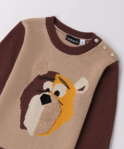 Alternative view of Maglioncino orso marrone Sarabanda