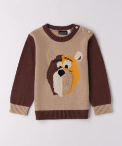 Maglioncino orso marrone Sarabanda