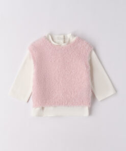 Gilet con maglia minibanda