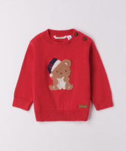 Maglioncino orso rosso Minibanda