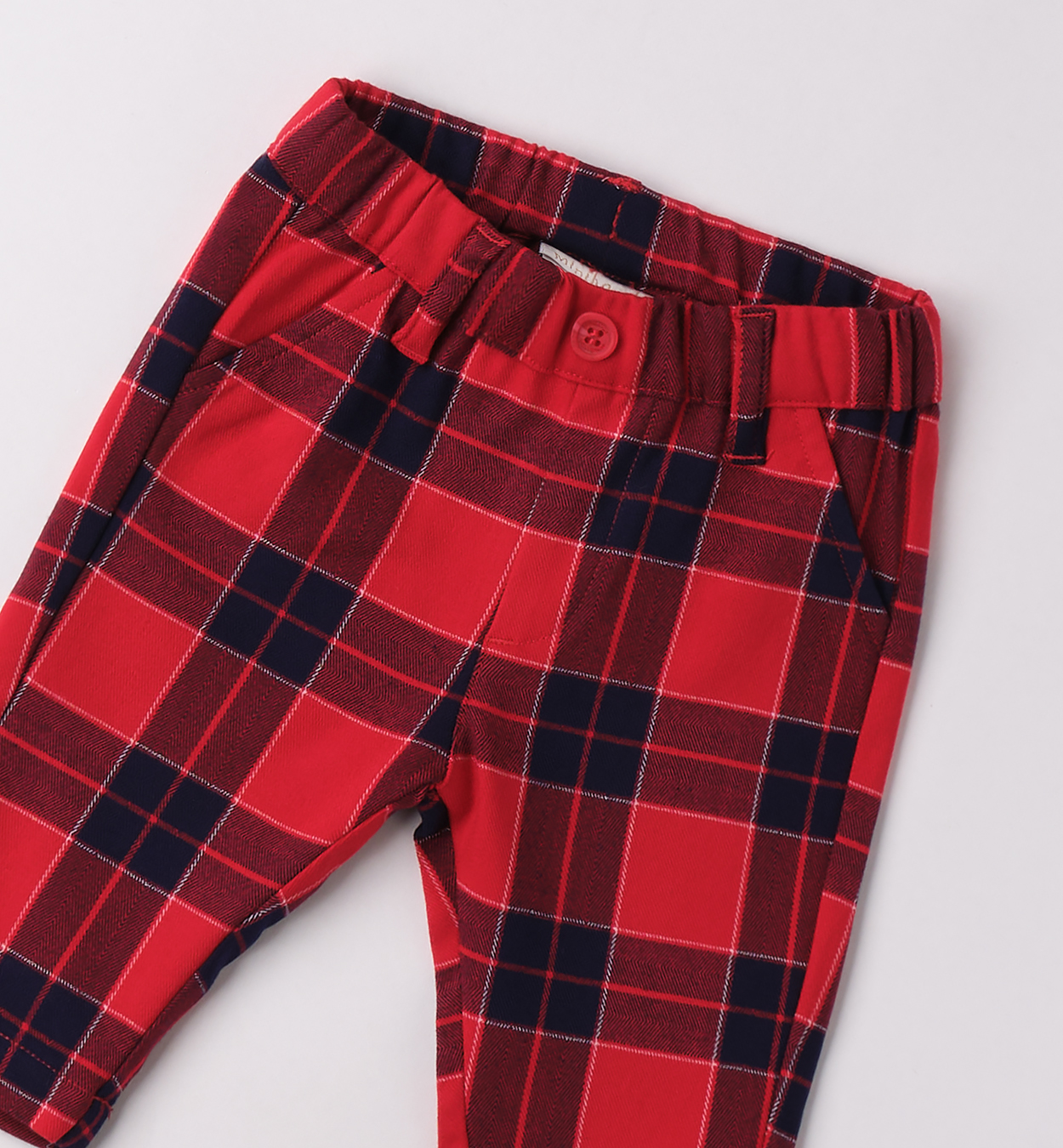 Pantalone fantasia tartan Minibanda - immagine 3