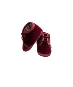 Alternative view of Scarpina velluto bordeaux Baby A.