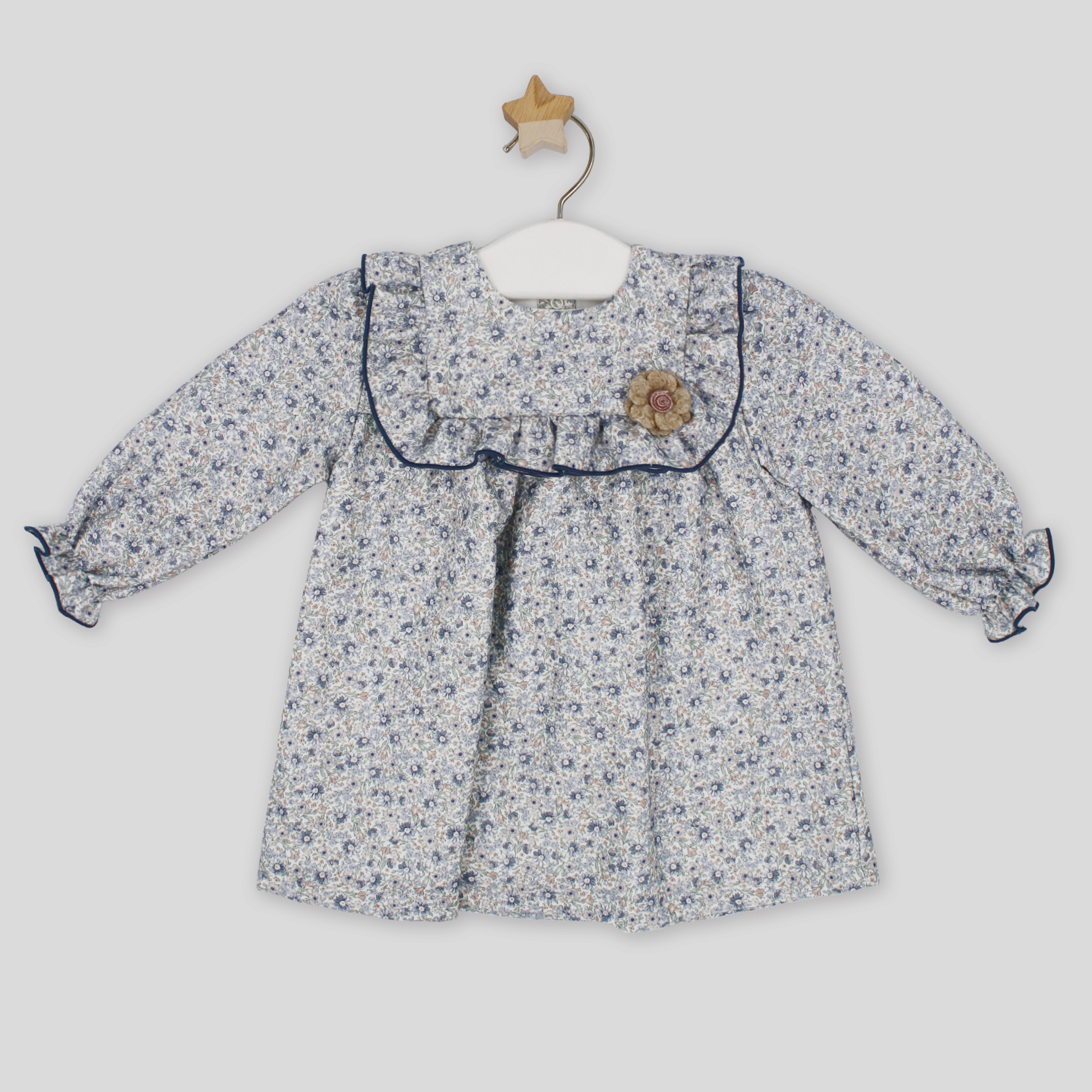 Vestito con fiorellino Rapife