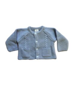 Cardigan lungo celeste Sardon