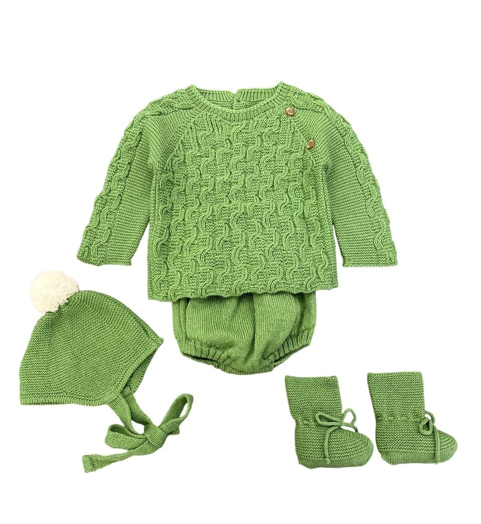 Completo 4 pezzi verde Mac Ilusion