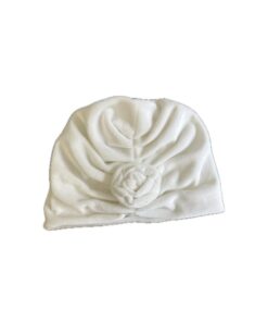 Turbante in ciniglia bianco Jamiks