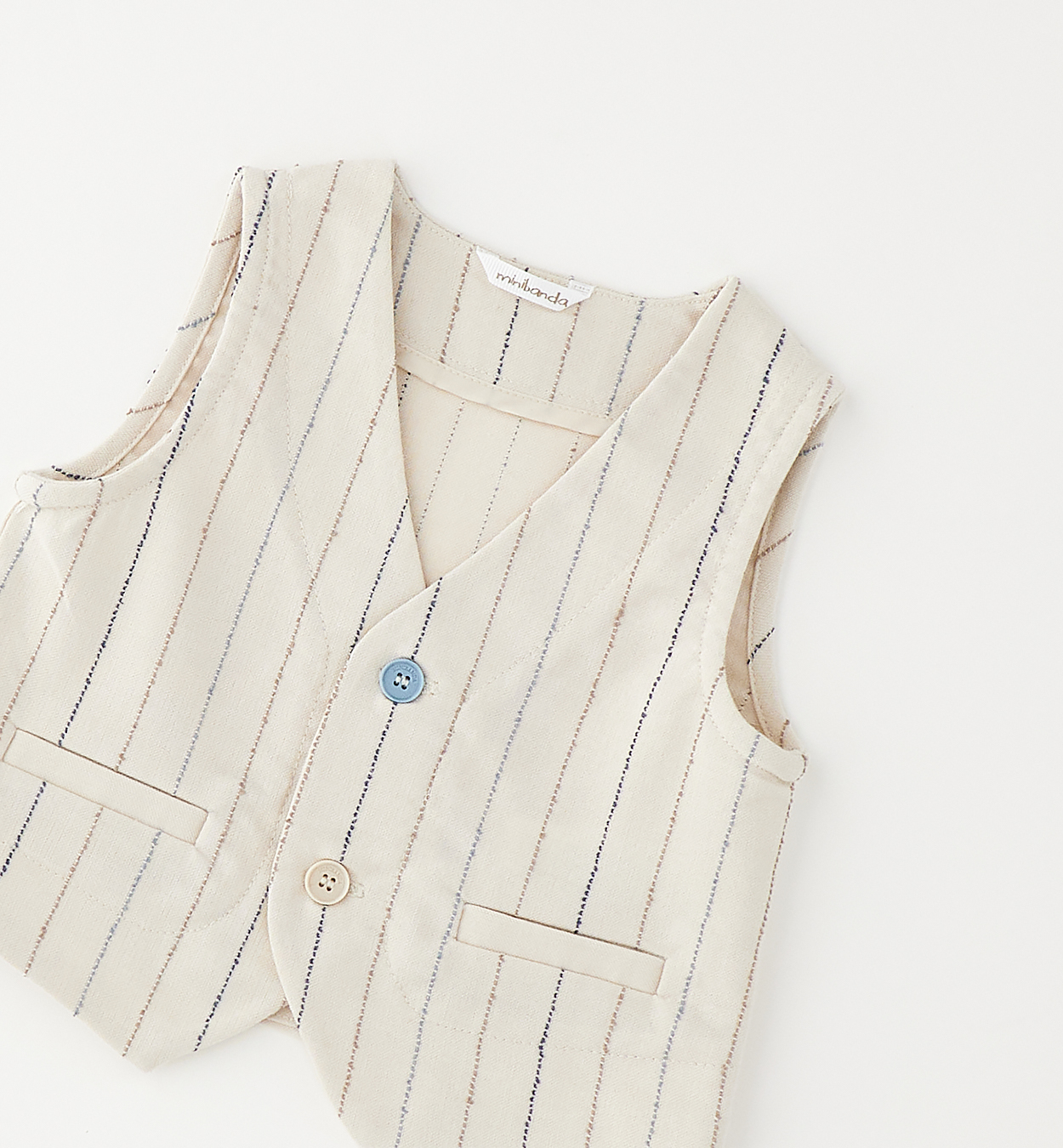 Gilet rigato Minibanda - immagine 3