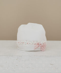 Cappellino fiori pesco Ninnaoh