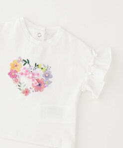 Alternative view of T-shirt cuore di fiori Minibanda