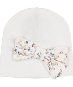 Cappellino fiocco fiorellini Nanan