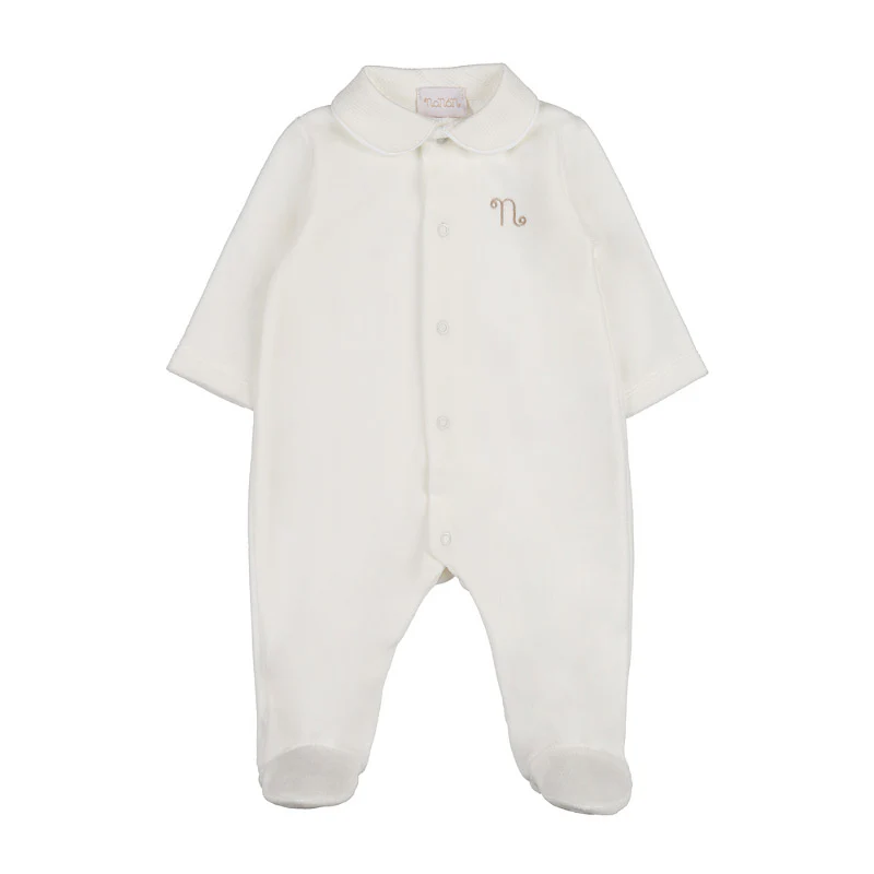 Tutina bianca cotone Nanan