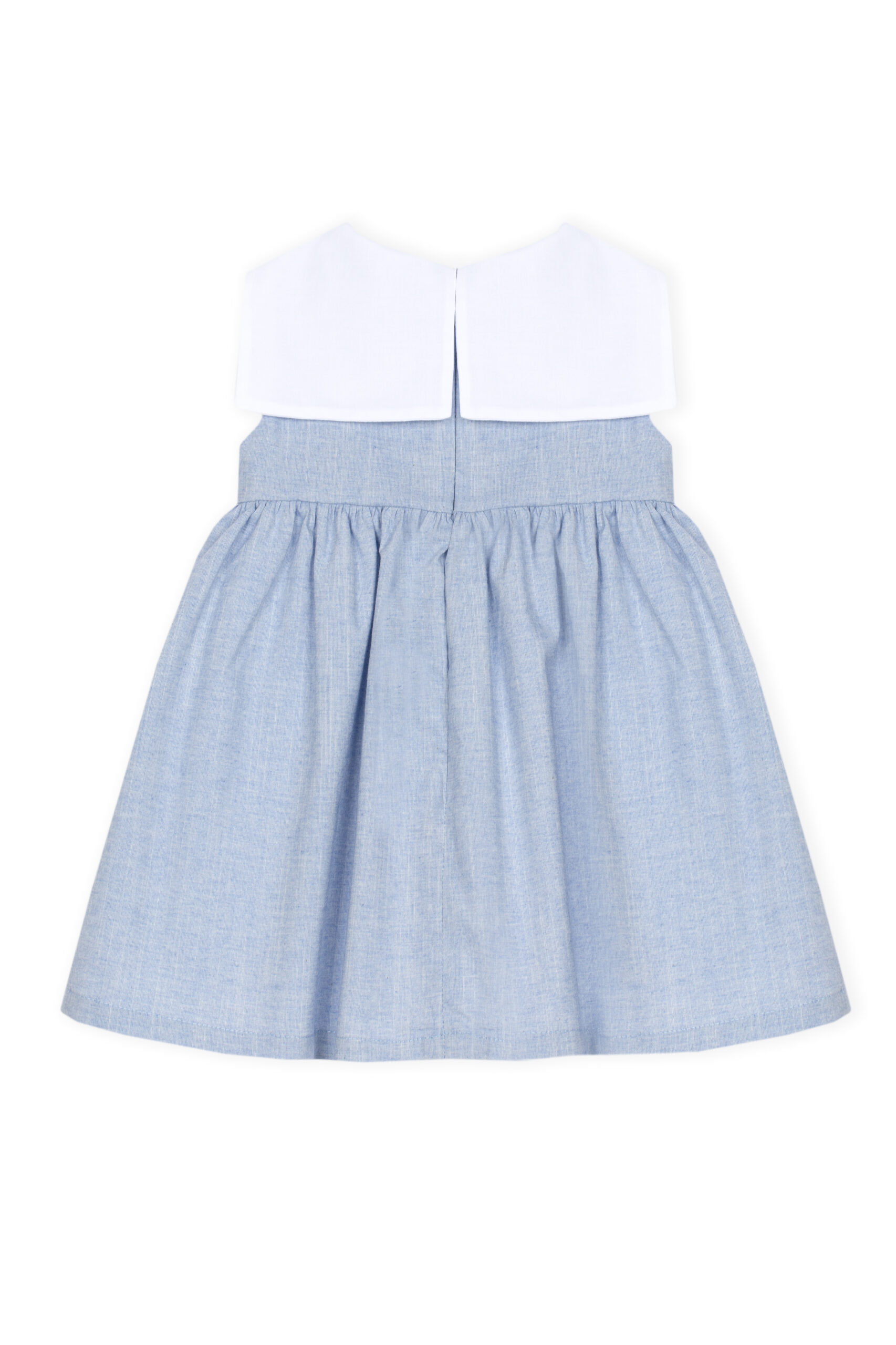 Vestito denim con fiocco bianco Dr. Kid - immagine 3