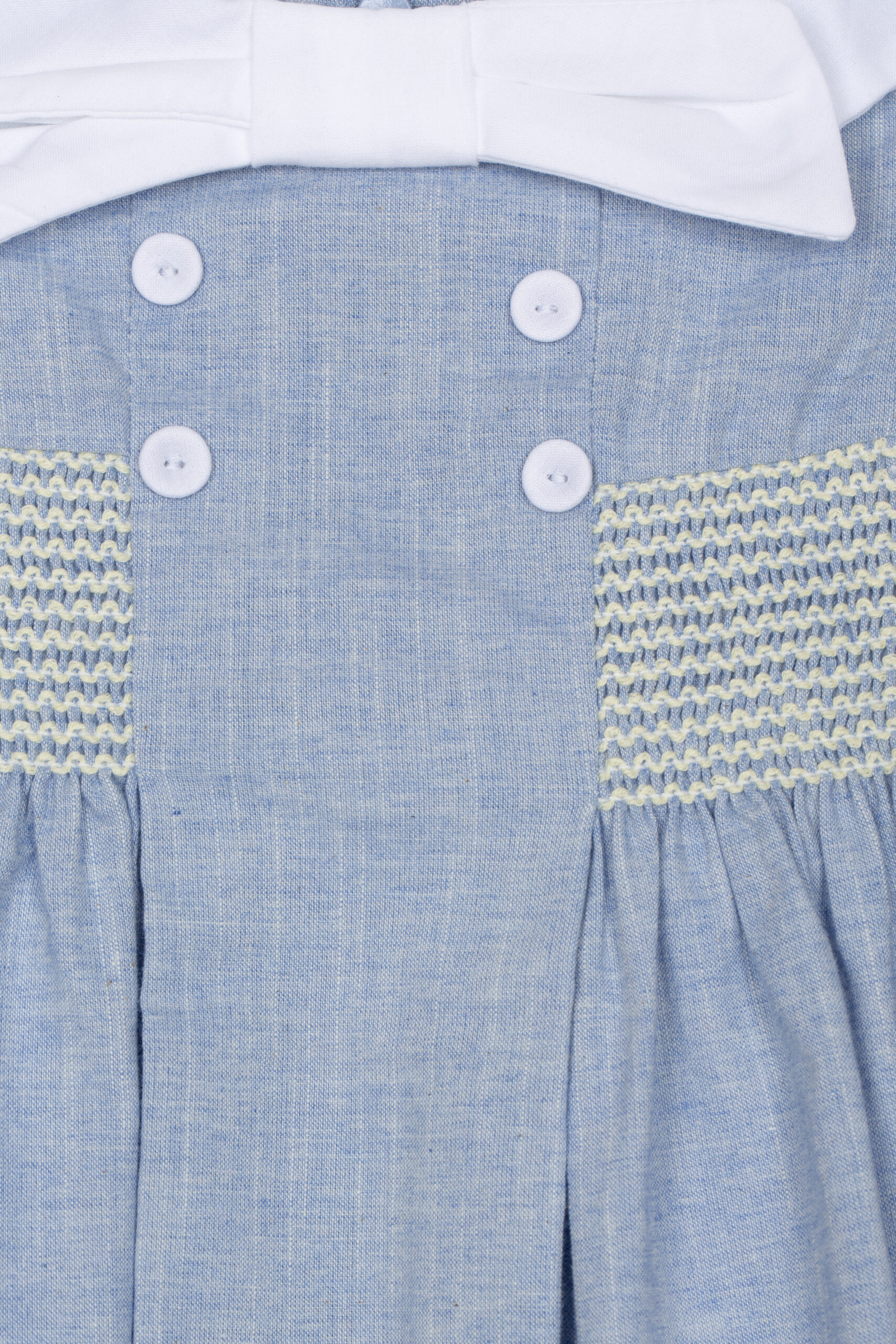 Vestito denim con fiocco bianco Dr. Kid - immagine 2