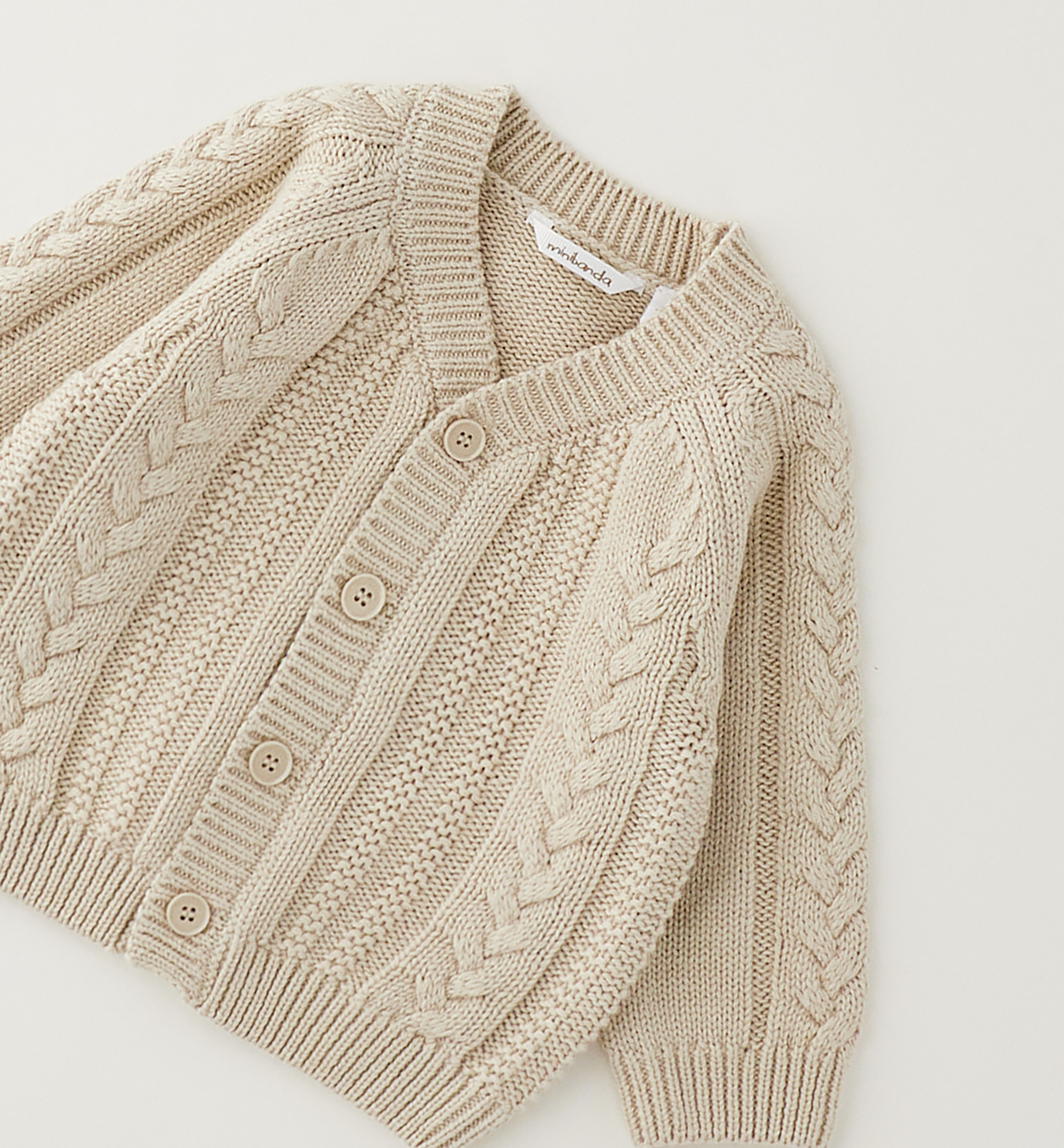 Cardigan trecce Minibanda - immagine 2