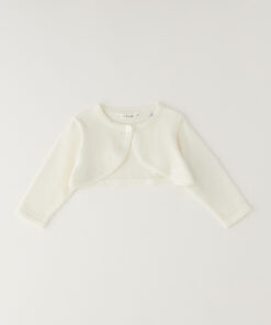 Cardigan scaldacuore panna Minibanda