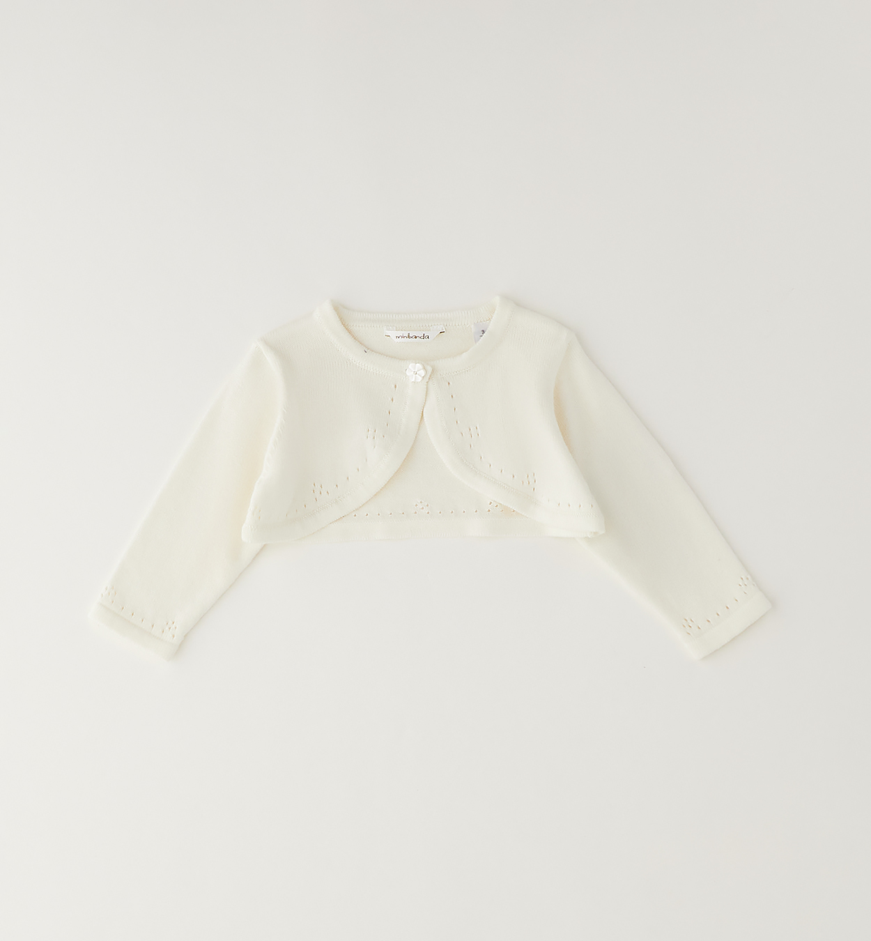 Cardigan scaldacuore panna Minibanda