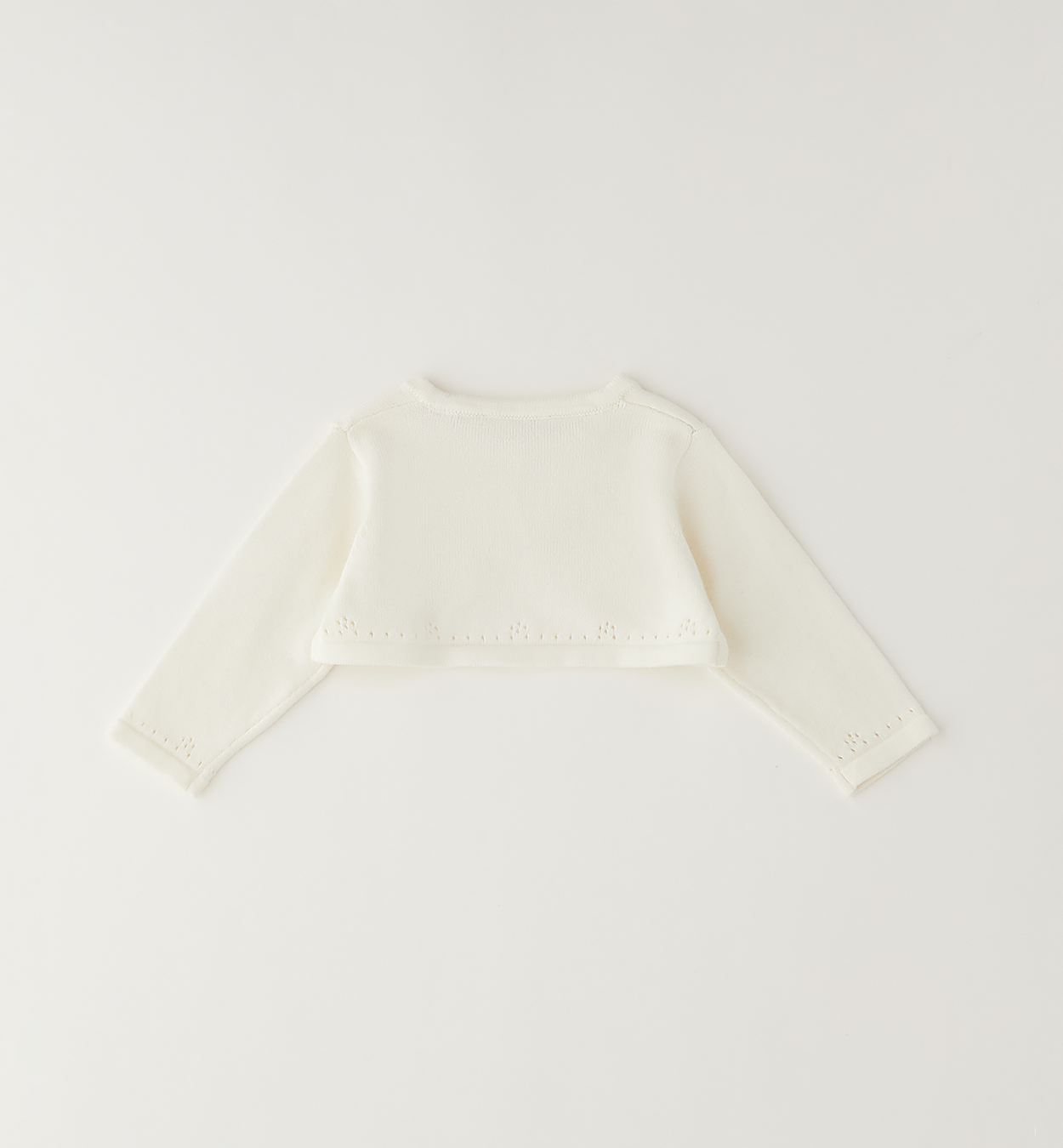 Cardigan scaldacuore panna Minibanda - immagine 3