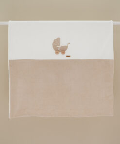 Copertina carrozza panna beige Ninnaoh