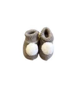 Babbucce noce panna ''Coccolami'' con pon pon I Delfi